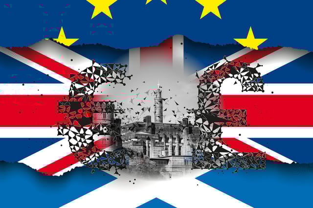Dr Kirsty Hughes said the issue of currency is not as big a problem when it comes to Scotland joining the EU as is often made out (Composite: Mark Hall/JPI Media)