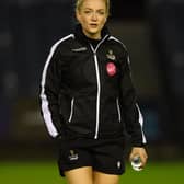 Hollie Davidson will referee her first men’s professional match when she takes charge of Newcastle Falcons v Castres. Picture: Ross MacDonald/SNS