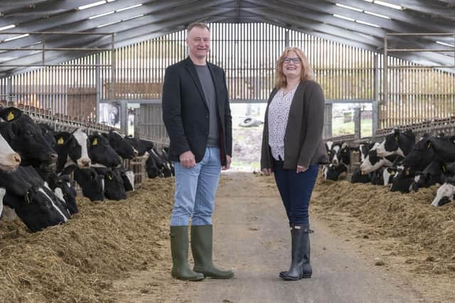 John McNicol, director at Kelvin Capital, and Fiona Marshall, chief executive at Biotangents.