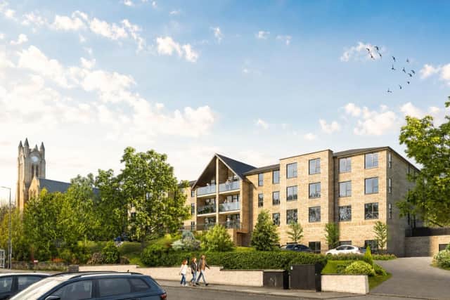 A CGI showing how the Eaglesham House Care Home in Clarkston should look when it is completed in spring 2027.