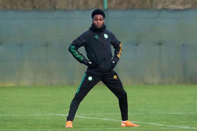 Celtic right-back Jeremie Frimpong. Picture: SNS