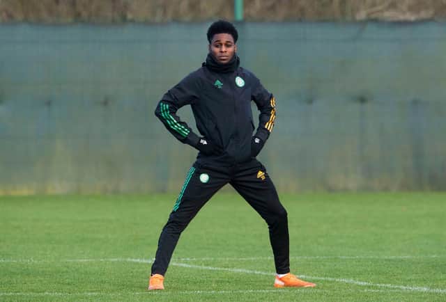 Celtic right-back Jeremie Frimpong. Picture: SNS