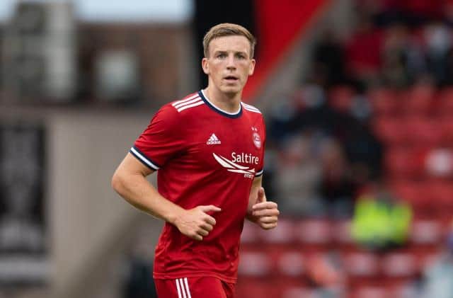 Lewis Ferguson was called up for games against Denmark, Moldova and Austria. (Photo by Craig Foy / SNS Group)