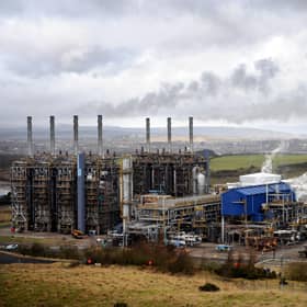 The Chemical plant at Mossmorran, Fife.