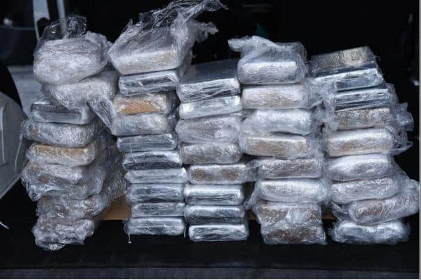 Police uncovered a massive £6m cocaine haul. Photo: Police Scotland