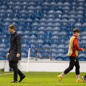 Rangers manager Steven Gerrard has been left with plenty to reflect upon after Thursday's Europa League defeat against Slavia Prague as he prepares for Sunday's trip to Celtic Park. (Photo by Alan Harvey / SNS Group)