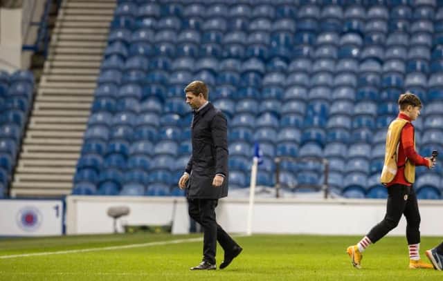 Rangers manager Steven Gerrard has been left with plenty to reflect upon after Thursday's Europa League defeat against Slavia Prague as he prepares for Sunday's trip to Celtic Park. (Photo by Alan Harvey / SNS Group)