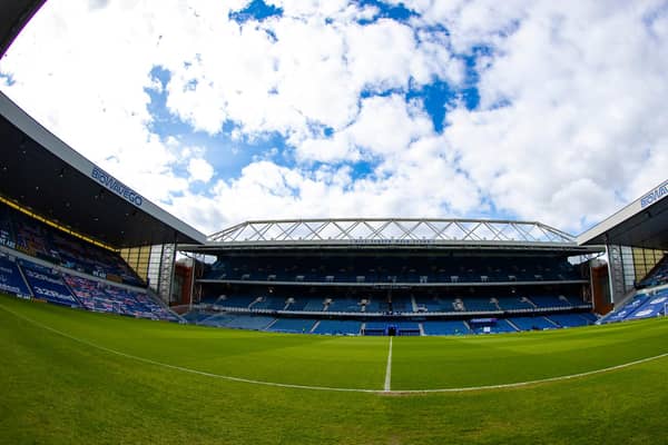 A general view of Rangers' Ibrox stadium