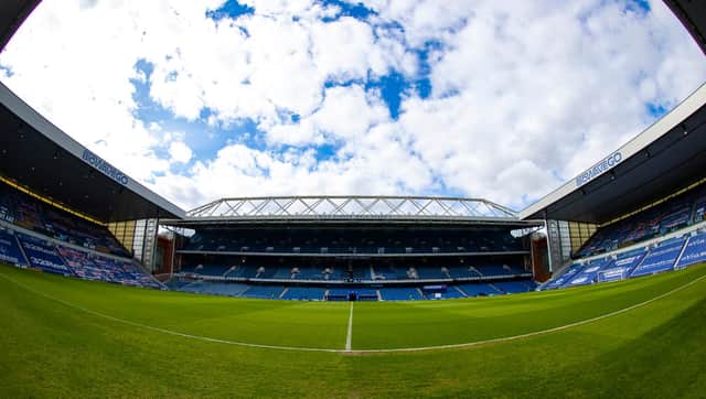 A general view of Rangers' Ibrox stadium