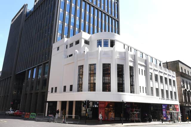 The former Odeon in Renfield Street, Glasgow, known as the Paramount Cinema, which was the venue for Bob Dylan's first gig in Scotland in May 1966.