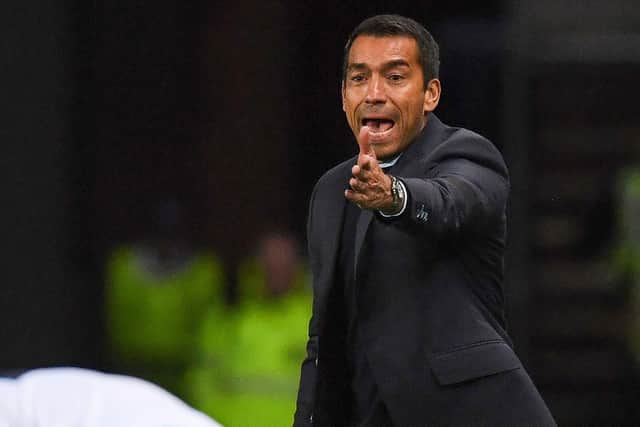 Rangers manager Giovanni Van Bronckhorst . (Photo by Craig Foy / SNS Group)