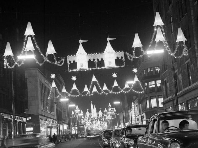 Glasgow Christmas lights, 1960s