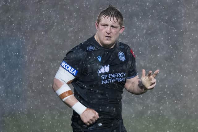 Johnny Matthews has scored 12 tries for Glasgow Warriors this season.  (Photo by Ross MacDonald / SNS Group)