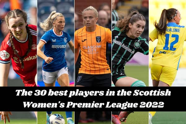 Who are the top 30 players in the Scottish women's top tier in 2022? Photo credit: Getty Images/SNS