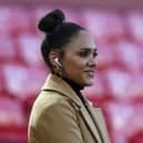 BBC presenter Alex Scott who has said she is "proud of my accent" after former Labour minister and ex-House of Lords member Digby Jones criticised her pronunciation. Scott responded by saying she was proud to be from a working class family in east London. Picture: PA