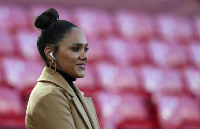 BBC presenter Alex Scott who has said she is "proud of my accent" after former Labour minister and ex-House of Lords member Digby Jones criticised her pronunciation. Scott responded by saying she was proud to be from a working class family in east London. Picture: PA