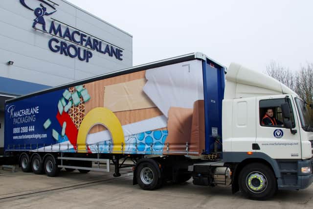 Headquartered in Glasgow, Macfarlane Group has more than 70 years of heritage and employs about 1,000 people at 40 sites, principally in the UK, as well as in Ireland, Germany and the Netherlands.