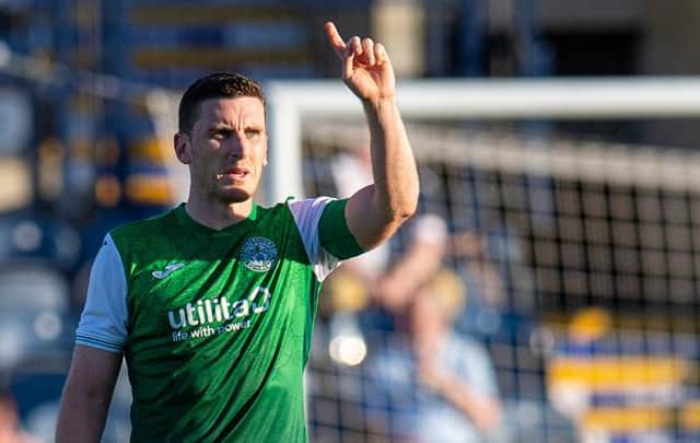 Paul Hanlon says Hibs will target another unbeaten run after the international break as they look to bounce back from their first league defeat of the season. (Photo by Ross MacDonald / SNS Group)