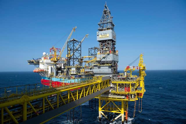 The Total Culzean platform in the North Sea, about 45 miles east of Aberdeen. Picture: Andy Buchanan/AFP via Getty Images