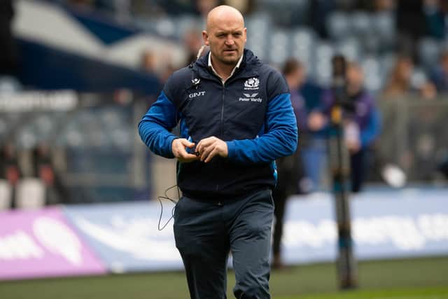 Scotland head coach Gregor Townsend will name his Rugby World Cup training squad. (Photo by Ross Parker / SNS Group)