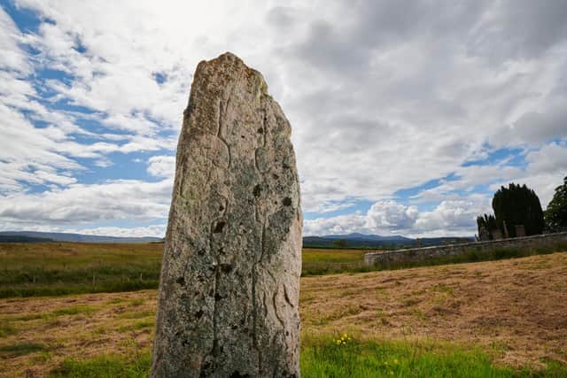 St Demhan's Cross at Creich is featured on the new Highland Pictish  Trail. PIC: Ewen Weatherspoon.