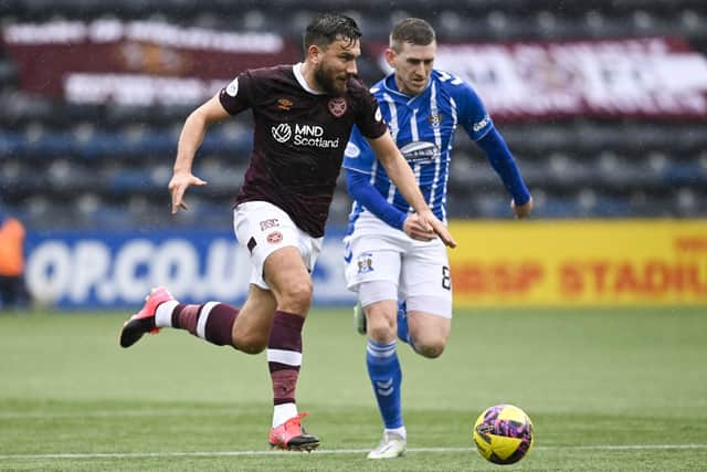 The midfielder has provided Hearts with plenty of poise and experience. (Photo by Rob Casey / SNS Group)
