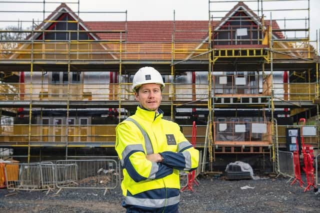 Craig Lynes, managing director of Cala Homes (East), on site at the new Ravelrig Heights development