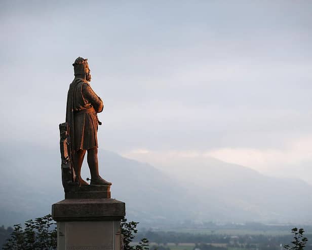A statue of Scottish King Robert the Bruce. Picture: Getty