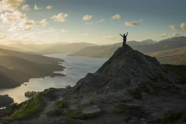 Ben A-an in the Loch Lomond and Trossachs National Park with views over Loch Katrine. Picture: VisitScotland/Kenny Lam
