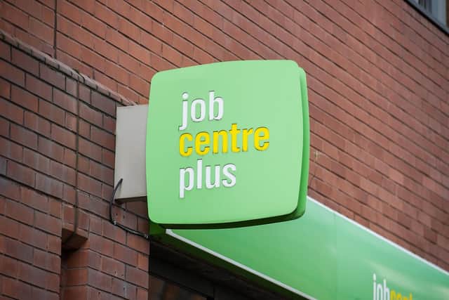 A Jobcentre Plus office in Glasgow, which is reserved to Westminster. Image: John Devlin/National World.