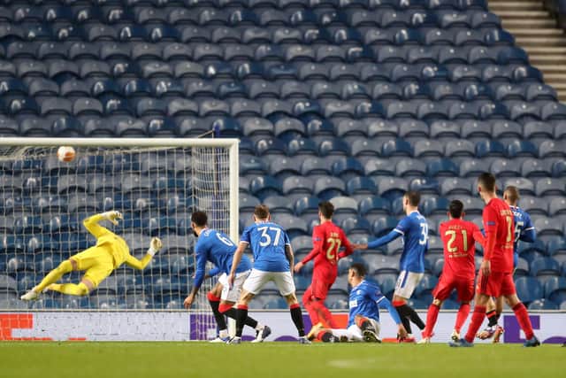 Despite Rangers conceding twice the pundits say things are looking up for the Ibrox side. (Photo by RUSSELL CHEYNE / POOL / AFP) (Photo by RUSSELL CHEYNE/POOL/AFP via Getty Images)