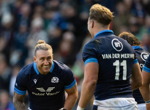 It's been a busy week for Scotland team-mates Stuart Hogg and Duhan van der Merwe on and off the pitch.