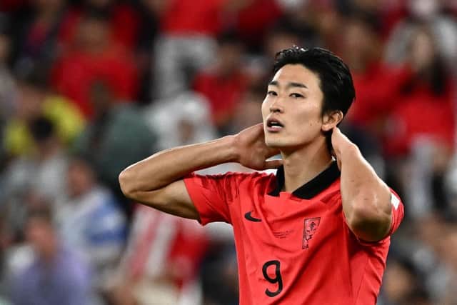 Cho Gue-sung reportedly favours a move to Germany. (Photo by Anne-Christine POUJOULAT / AFP) (Photo by ANNE-CHRISTINE POUJOULAT/AFP via Getty Images)
