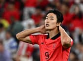 Cho Gue-sung reportedly favours a move to Germany. (Photo by Anne-Christine POUJOULAT / AFP) (Photo by ANNE-CHRISTINE POUJOULAT/AFP via Getty Images)