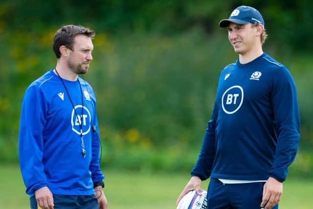 Jamie Ritchie worked closely with new Edinburgh coach Mike Blair over the summer as Scotland prepared for a summer tour that was cancelled due to Covid. Picture: Paul Devlin/SNS
