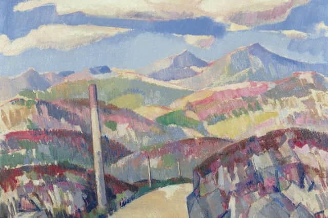 Detail from The Drift Posts 1928, by JD Fergusson PIC: Fleming Collection
