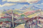 Detail from The Drift Posts 1928, by JD Fergusson PIC: Fleming Collection