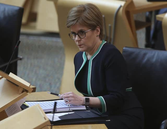 Brian Wilson has some questions for Nicola Sturgeon as part of her 'grown-up conversation' about Covid-19 (Picture: Fraser Bremner - Pool/Getty Images)
