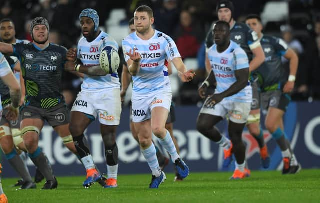 Finn Russell was part of the Racing 92 which reached the final of last season's Heineken Champions Cup. Picture: Stu Forster/Getty Images