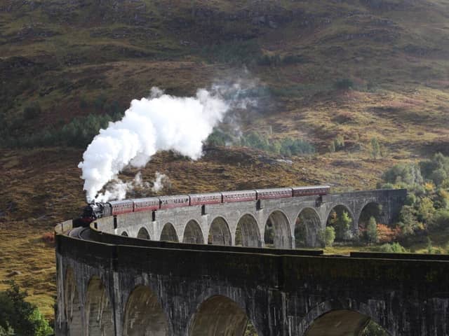 The Jacobite train crossing the Glenfinnan viaduct, which operator West Coast Railways had said was threatened by the cost of safety improvements. (Photo by West Coast Railways)
