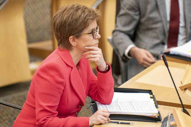 Scotland's First Minister Nicola Sturgeon appeared in front of Holyrood's conveners' group.
