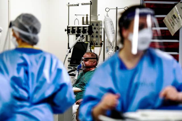 Intensive care at Forth Valley Royal Hospital. Picture: Michael Gillen