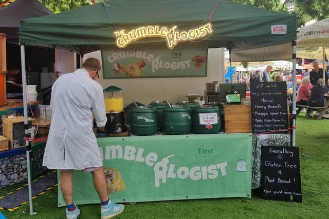 The Crumbleologist's stand