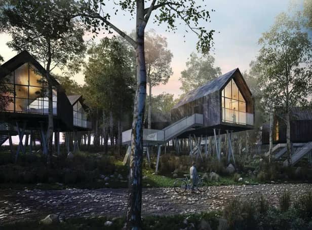 An artist’s impression of the proposed Barony Wellness park