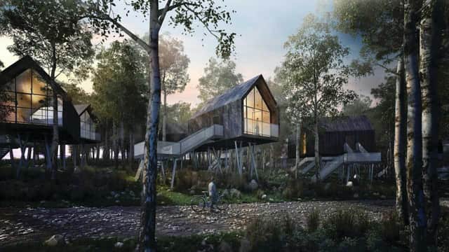 An artist’s impression of the proposed Barony Wellness park