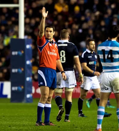 New Zealand's Ben O'Keeffe will take charge of Scotland v England on February 5. Picture: Gary Hutchison/SNS