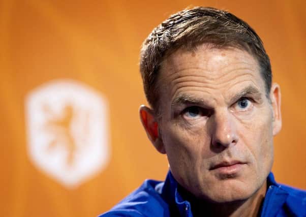 The Netherlands' national coach Frank de Boer at the KNVB Campus on May 26, 2021 in Zeist ahead of the Euro 2020 European football tournament (Photo by KOEN VAN WEEL/ANP/AFP via Getty Images)