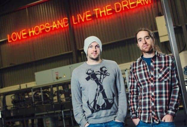 BrewDog co-founders James Watt and Martin Dickie.