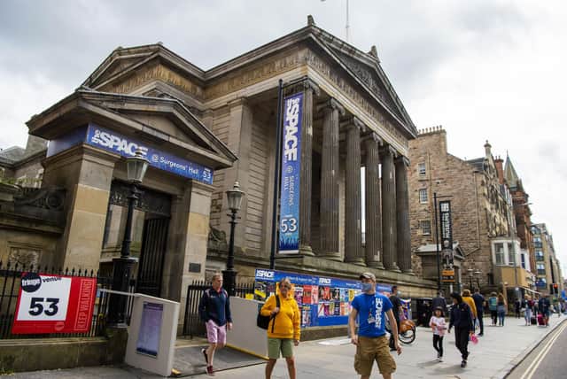 The Space is among the big Fringe venues to stage a programme this month (Picture: Lisa Ferguson)