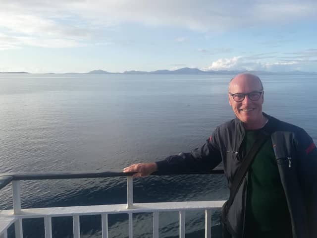 Ronnie Lappin on his Hebridean Way trip. (Photo by Ronnie Lappin)